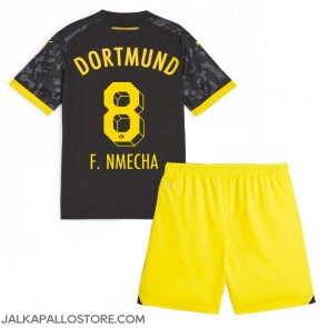 Borussia Dortmund Felix Nmecha #8 Vieraspaita Lapsille 2023-24 Lyhythihainen (+ shortsit)